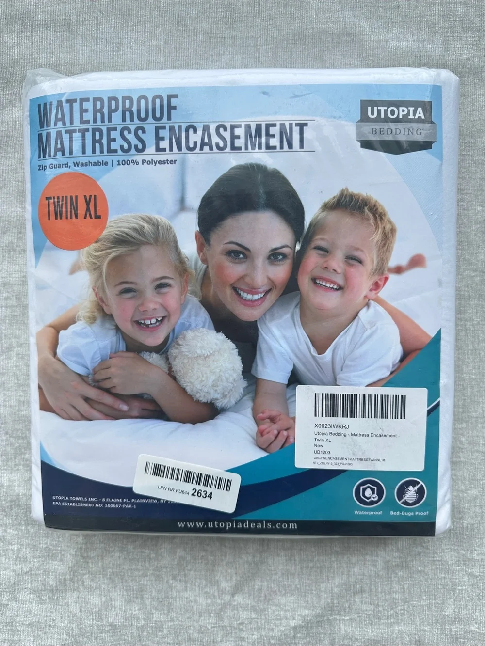 Utopia Bedding Waterproof Mattress Encasement - Twin XL - New